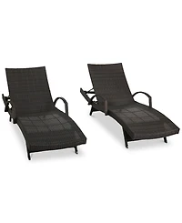 Ventura Outdoor Chaise Lounge (Set Of
