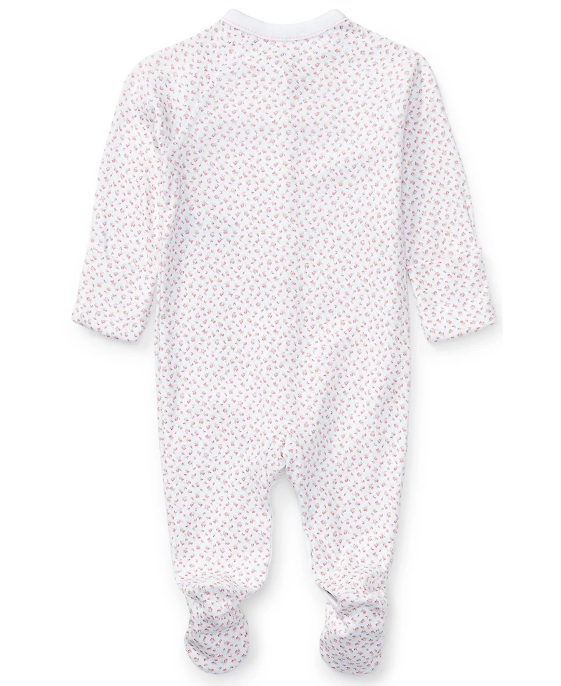 Polo Ralph Lauren Baby Girls Floral Cotton Coverall