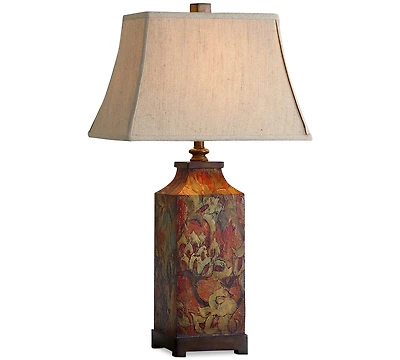 Uttermost Colorful Flowers Table Lamp