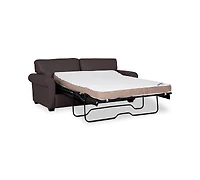Orid 77" Full Roll Arm Leather Sleeper, Created for Macy's