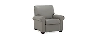 Orid 36" Leather Roll Arm Pushback Recliner, Created for Macy's