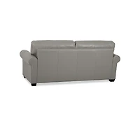 Orid 77" Leather Roll Arm Apartment Sofa, Created for Macy's