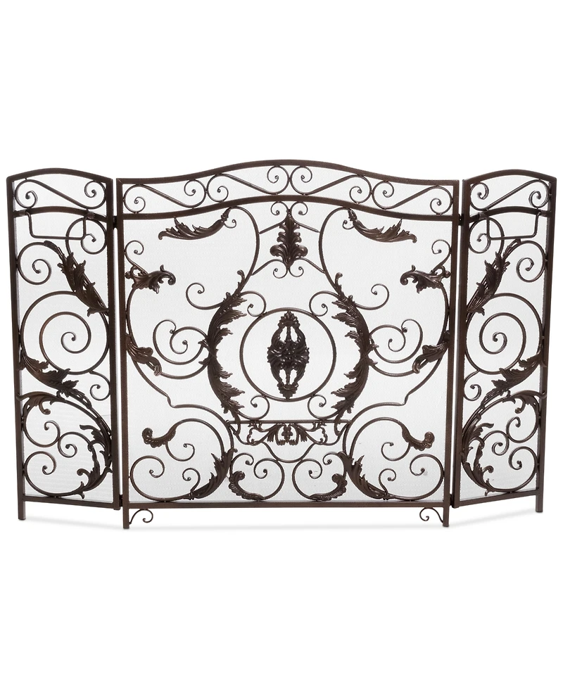 Flower Fireplace Screen