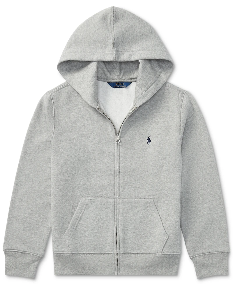 Polo Ralph Lauren Big Boys Cotton Fleece Zip Up Hoodie