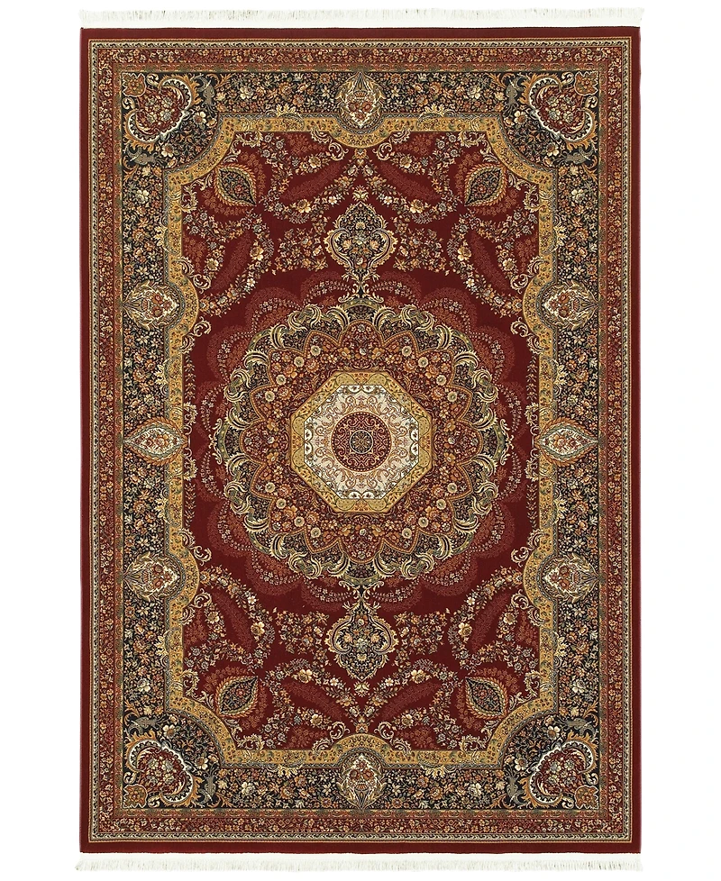 Oriental Weavers Masterpiece Corsica Red 3'10" x 5'5" Area Rug