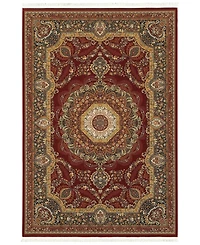 Oriental Weavers Masterpiece Corsica Red 3'10" x 5'5" Area Rug
