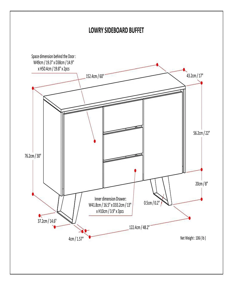 Minah Sideboard Buffet