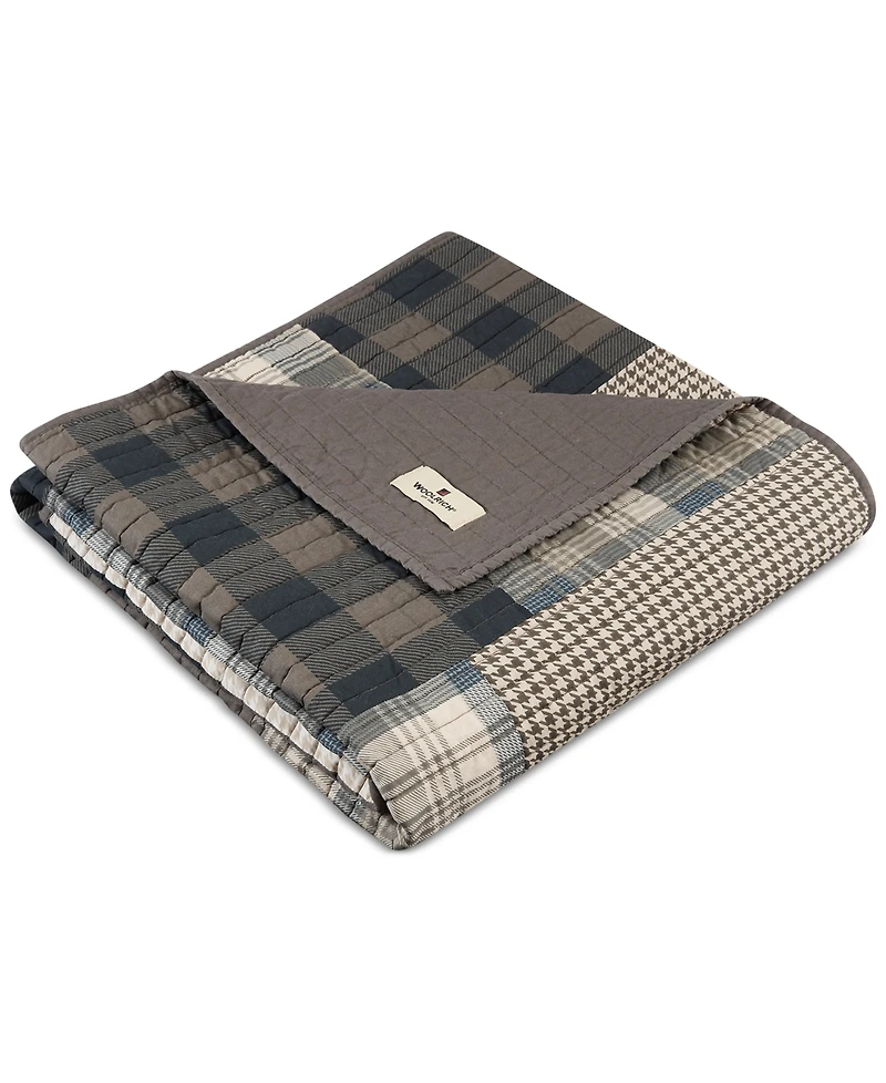 Woolrich Patchwork Quilted Throw, 50" x 70"