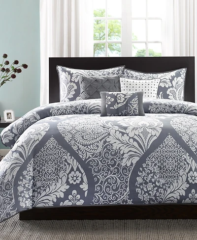 Madison Park Vienna 6-Pc. Duvet Cover Set, Full/Queen