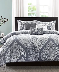 Madison Park Vienna 6-Pc. Duvet Cover Set, Full/Queen