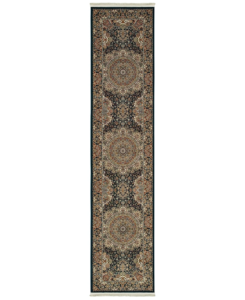 Oriental Weavers Masterpiece Regal Navy 2'3" x 10' Runner