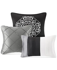 Madison Park Blaire Faux-Silk 7-Pc. Comforter Set
