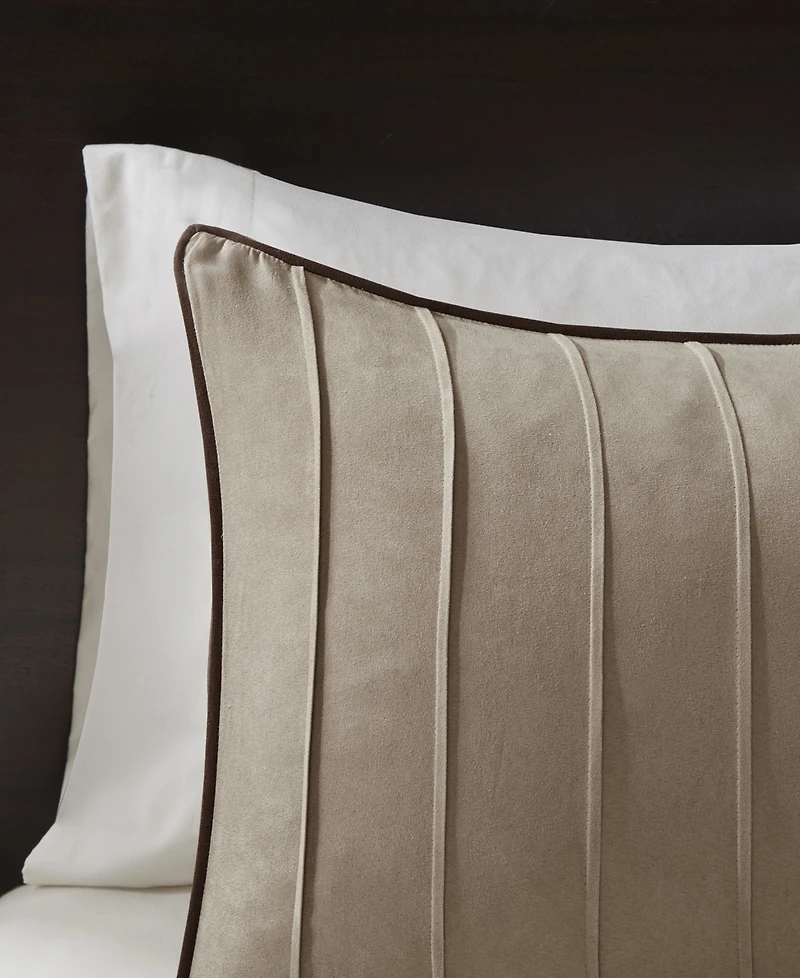 Madison Park Dune Faux-Suede 7-Pc. Comforter Set