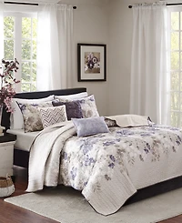 Madison Park Luna 6-Pc. Quilt Set, Full/Queen