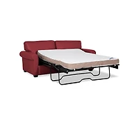 Orid 77" Full Roll Arm Leather Sleeper, Created for Macy's