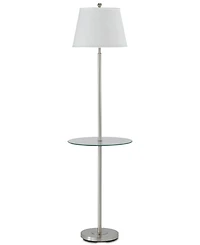 Cal Lighting Andros Floor Lamp with Glass Tray