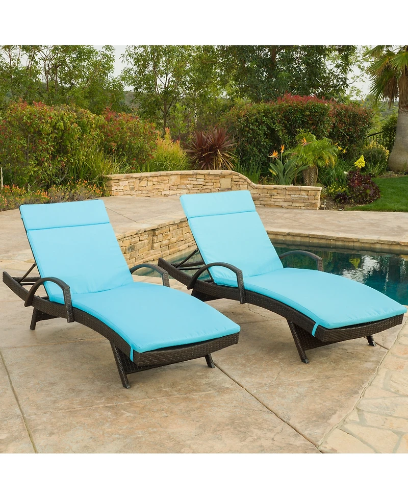 Hayden Outdoor Chaise Lounge (Set Of 2