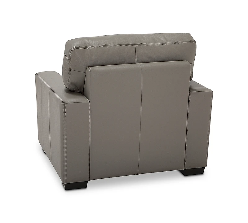 Ennia 36" Leather Armchair, Created for Macy's