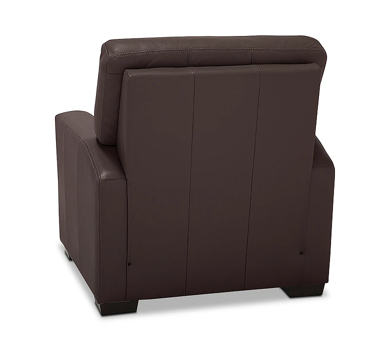 Ennia 36" Leather Pushback Recliner, Created for Macy's