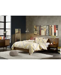 Corbin King Bed with 2 Nightstands