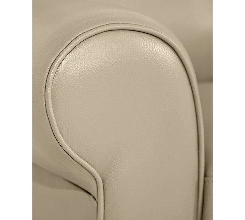 Orid 84" Leather Roll Arm Sofa, Created for Macy's