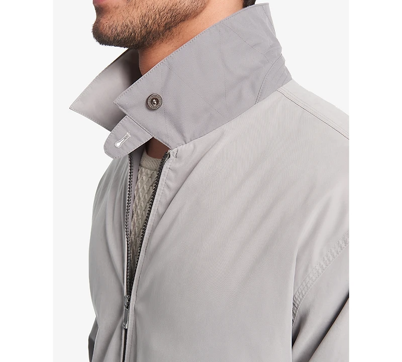 Weatherproof Microfiber Bomber Jacket