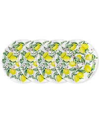 Q Squared Limonata 4-Pc. Melamine 8" Salad Plate Set