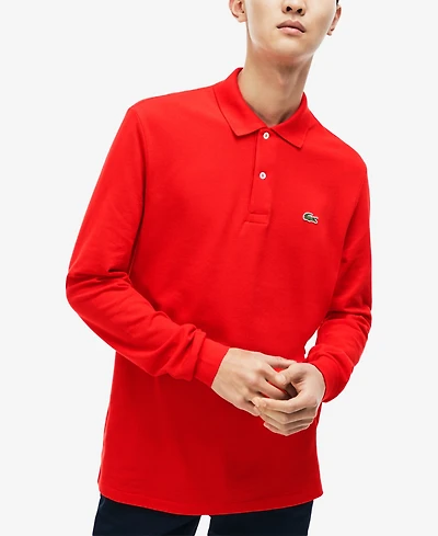 Lacoste Men's Classic Fit Long-Sleeve Polo Shirt