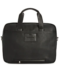 Tommy Hilfiger Men's Pebble Faux-Leather Leo Briefcase