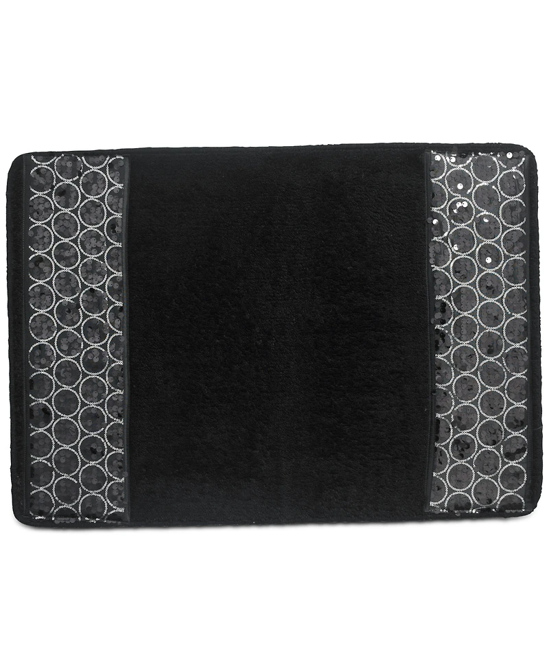 Popular Bath Sinatra Sequin Rug, 21" x 24"