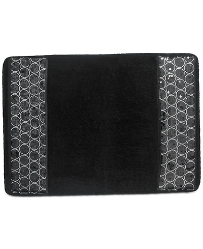 Popular Bath Sinatra Sequin Rug, 21" x 24"