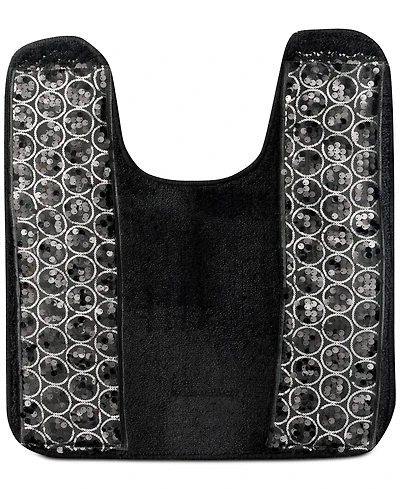 Popular Bath Sinatra Sequin Rug, Contour