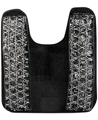 Popular Bath Sinatra Sequin Rug, Contour