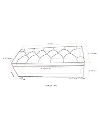 Hayes Fabric Storage Ottoman