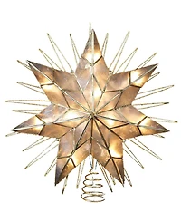 Kurt Adler 14" 7-Point Capiz Star Lighted Treetop