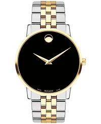 Movado Men's Swiss Museum Classic Two-Tone Pvd Stainless Steel Bracelet Watch 40mm