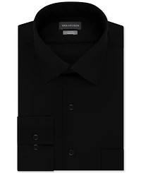 Van Heusen Men's Fitted Stretch Wrinkle Free Sateen Solid Dress Shirt