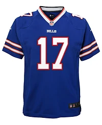 Big Boys and Girls Josh Allen Buffalo Bills Game Jersey