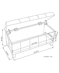Poway Storage Ottoman