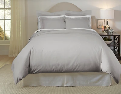Pointehaven Solid 620 Thread-Count Cotton 3-Pc. Pc. Duvet Cover Set, Full/Queen