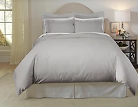 Pointehaven Solid 620 Thread-Count Cotton 3-Pc. Pc. Duvet Cover Set, Full/Queen