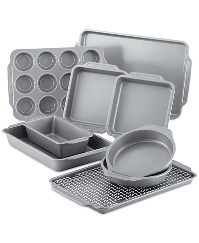 Farberware Nonstick 10-Piece Bakeware Set with Cooling Rack