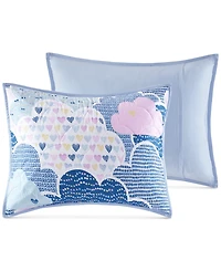 Intelligent Design Cloud Reversible Coverlet Set, Daybed