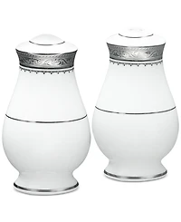 Noritake Odessa Platinum Salt & Pepper Shakers