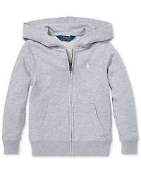 Toddler and Little Girls French Terry Full-Zip Hoodie