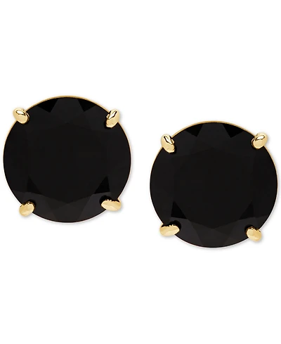 Onyx (9mm) Stud Earrings in 14k Gold