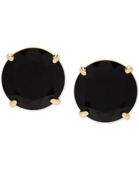 Onyx (9mm) Stud Earrings in 14k Gold