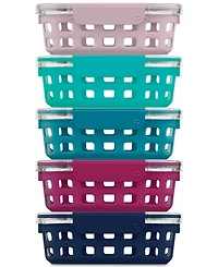 Ello 10-Piece Meal Prep Container Set