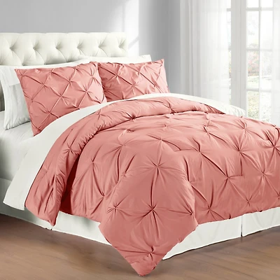 Cathay Home Inc. Premium Collection Pintuck -Pc. Comforter Set