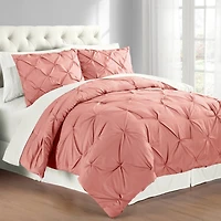Cathay Home Inc. Premium Collection Pintuck -Pc. Comforter Set